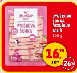 Penny Market VÝBĚROVÁ ŠUNKA ŘEZNÍKŮV TALÍŘ nabídka