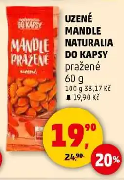 Penny Market UZENÉ MANDLE NATURALIA DO KAPSY nabídka