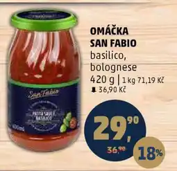 Penny Market OMÁČKA SAN FABIO nabídka