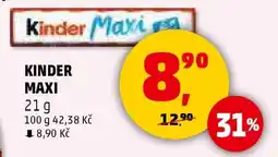 Penny Market Kinder Maxi nabídka
