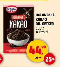 Penny Market HOLANDSKÉ KAKAO DR. OETKER nabídka