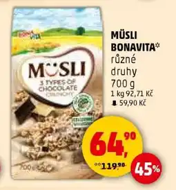 Penny Market Müsli Bonavita nabídka