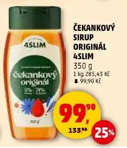 Penny Market ČEKANKOVÝ SIRUP ORIGINÁL 4SLIM nabídka