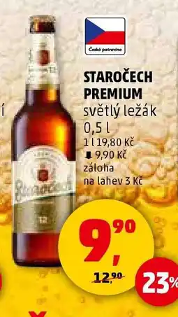 Penny Market Staročech Premium světlý ležák 0,5 l nabídka