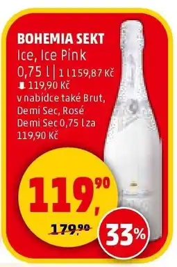 Penny Market BOHEMIA SEKT ICE ICE PINK nabídka