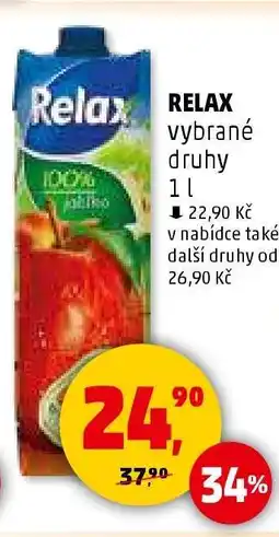 Penny Market RELAX vybrané druhy 1 l nabídka