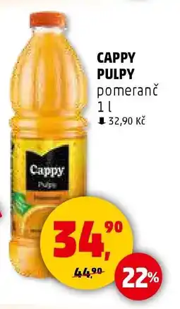 Penny Market CAPPY PULPY pomeranč 1 l nabídka