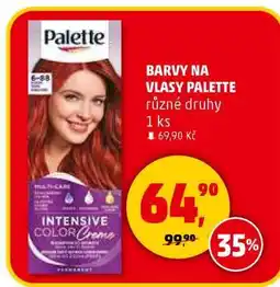 Penny Market BARVY NA VLASY PALETTE nabídka