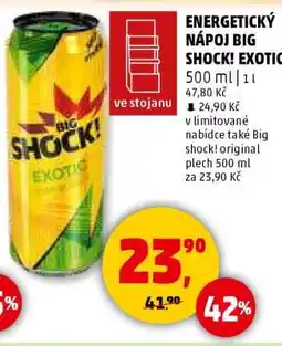 Penny Market Energetický nápoj Big Shock! Exotic nabídka