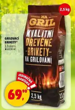 Penny Market Grilovací brikety nabídka