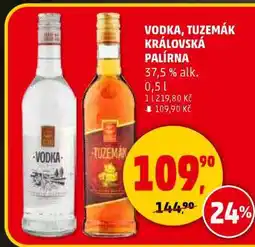 Penny Market VODKA, TUZEMÁK KRÁLOVSKÁ PALÍRNA nabídka