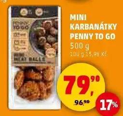 Penny Market Mini karbanátky Penny To Go nabídka