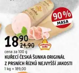 Terno KUŘECÍ ČESKÁ ŠUNKA ORIGINÁL Z PRSNÍCH ŘÍZKŮ NEJVYŠŠÍ JAKOSTI nabídka