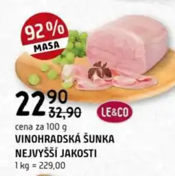 Terno Vinohradská šunka nejvyšší jakosti nabídka