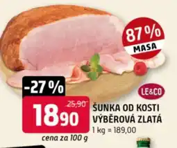 Terno ŠUNKA OD KOSTI VÝBĚROVÁ ZLATÁ nabídka