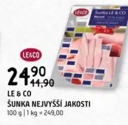 Terno LE & CO Šunka nejvyšší jakosti nabídka