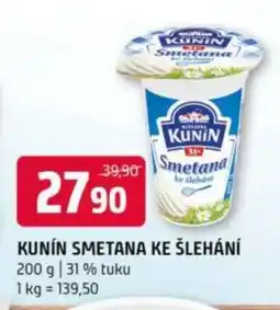 Terno Kunín Smetana ke šlehání nabídka