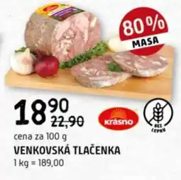 Terno Venkovská tlačenka nabídka