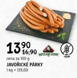 Terno Javořické párky nabídka