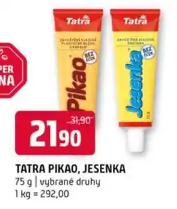 Terno TATRA PIKAO, JESENKA nabídka