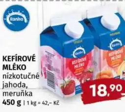Trefa Ranko Kefírové mléko nízkotučné jahoda, meruňka nabídka