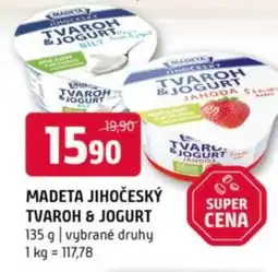 Terno MADETA JIHOČESKÝ TVAROH & JOGURT nabídka
