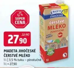 Terno MADETA JIHOČESKÉ ČERSTVÉ MLÉKO nabídka