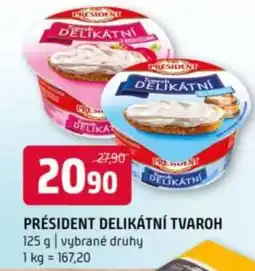 Terno Président Delikátní tvaroh nabídka