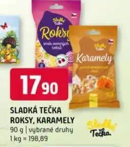Terno SLADKÁ TEČKA Roksy, Karamely nabídka