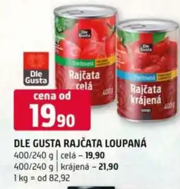 Terno DLE GUSTA RAJČATA LOUPANÁ nabídka