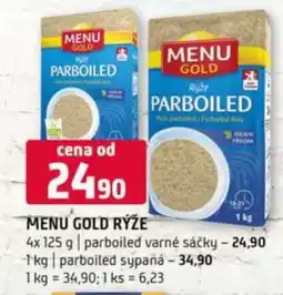 Terno Menu Gold rýže nabídka