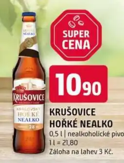 Terno Krušovice Hořké nealko nabídka