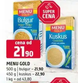 Terno Menu Gold bulgur nabídka