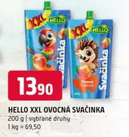 Terno Hello XXL Ovocná svačinka nabídka
