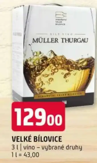 Terno VELKÉ BÍLOVICE nabídka