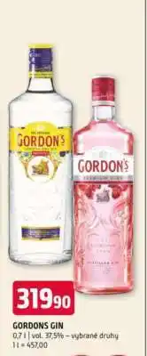 Terno Gordons Gin nabídka