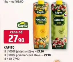 Terno KAPITO 100% pomerančová šťáva nabídka