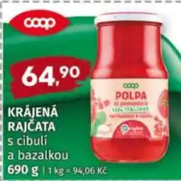 Terno KRÁJENÁ RAJČATA S CIBULÍ A BAZALKOU nabídka