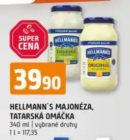 Terno Hellmann’s Majonéza / Tatarská omáčka nabídka