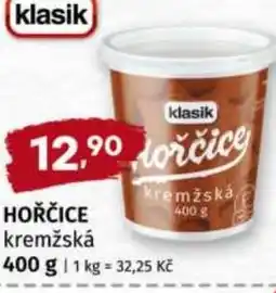 Trefa Hořčice kremžská nabídka