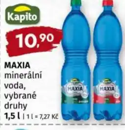 Trefa Kapito Maxia minerální voda nabídka