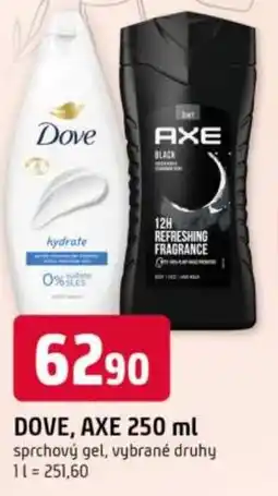 Trefa Dove, axe nabídka