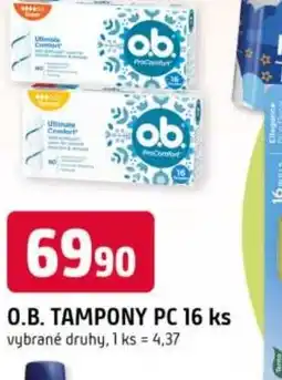 Trefa O.b. tampon pc nabídka