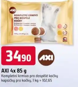 Trefa AXI Kompletní krmivo pro dospělé kočky kapsičky pro kočky nabídka
