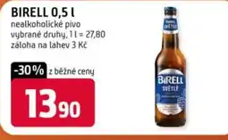 Trefa BIRELL nealkoholické pivo nabídka