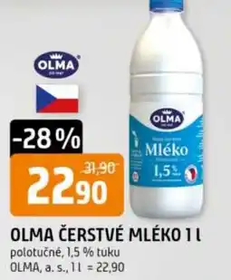 Trefa Olma čerstvé mléko nabídka
