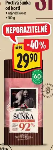 Albert Poctivá šunka od kosti nabídka