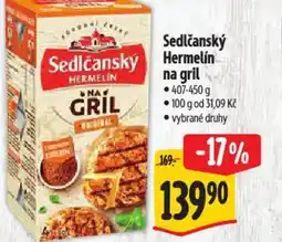 Albert Sedlčanský Hermelín na gril nabídka