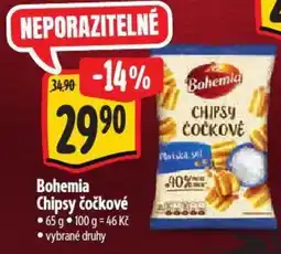 Albert Bohemia Chipsy čočkové nabídka