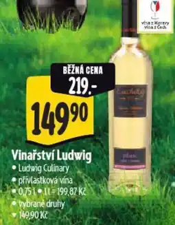 Albert Vinařství Ludwig nabídka